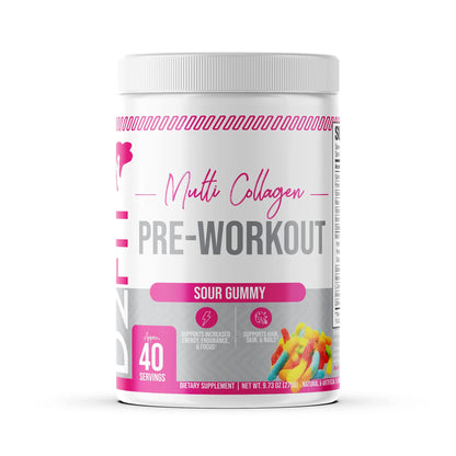 D2Fit (by Jessica Bass Women’s Pre Workout Multi Collagen (2.5g) + Biotin (150mcg) D2Fit
