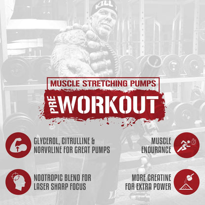 5% Nutrition Rich Piana Kill It Reloaded High Stim Pre-Workout | Ultra Energy, Focus 5% Nutrition