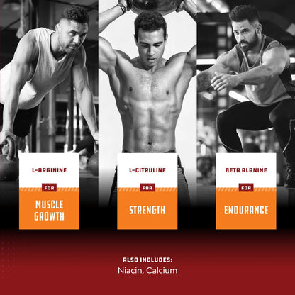 Nitric Oxide Support Pills - Natural Workout Supplement & Exercise Enhancer - Boost Energy Natures Craft