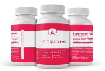 Pure Original Ingredients L-Citrulline, (100 Capsules) Always Pure, No Additives Or Fillers PURE ORIGINAL INGREDIENTS
