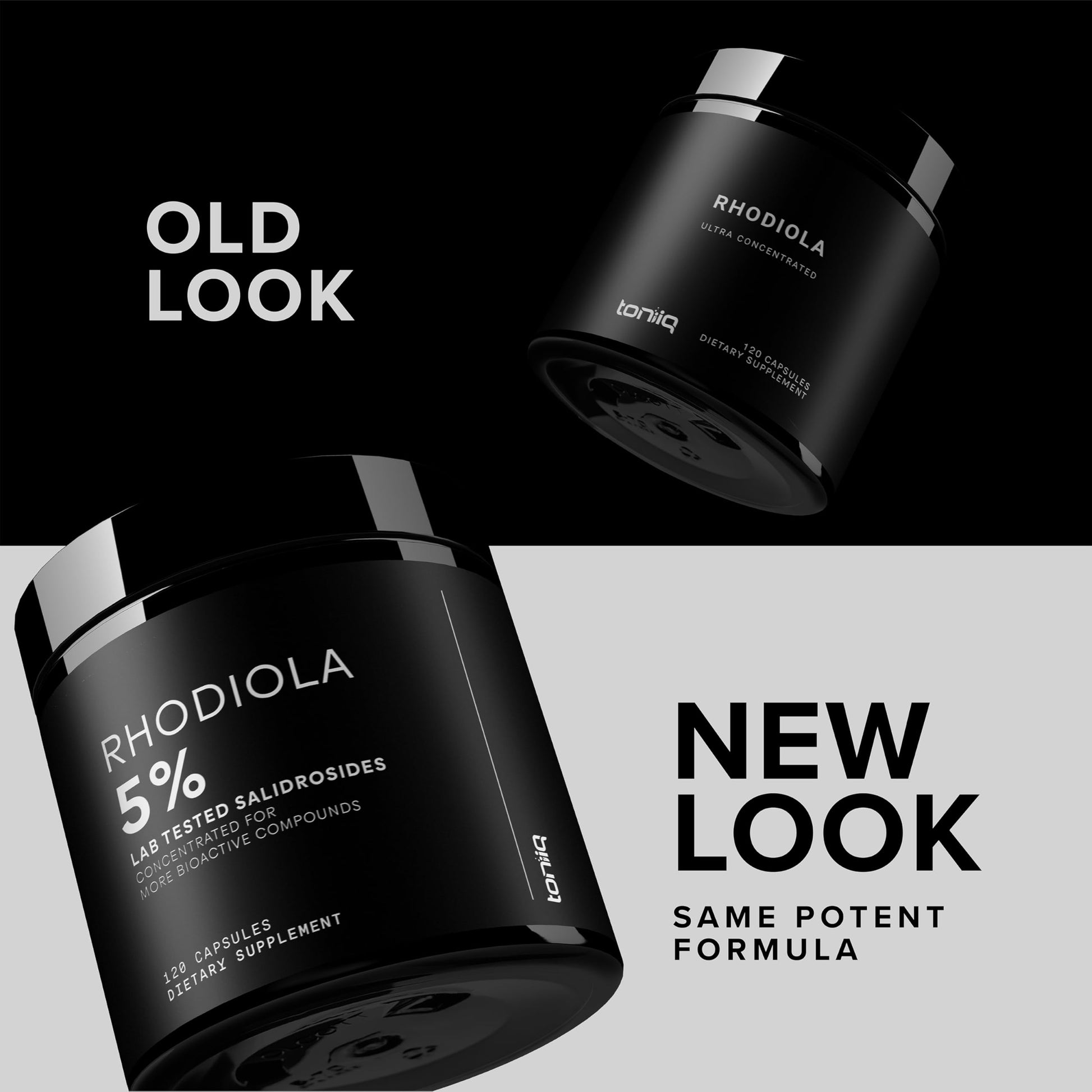 Toniiq Triple-Strength 600mg Rhodiola Rosea - 120 Capsules - 5% Salidroside Concentrated Extract - Highly Purified and Bioavailable Toniiq buy supplements Au