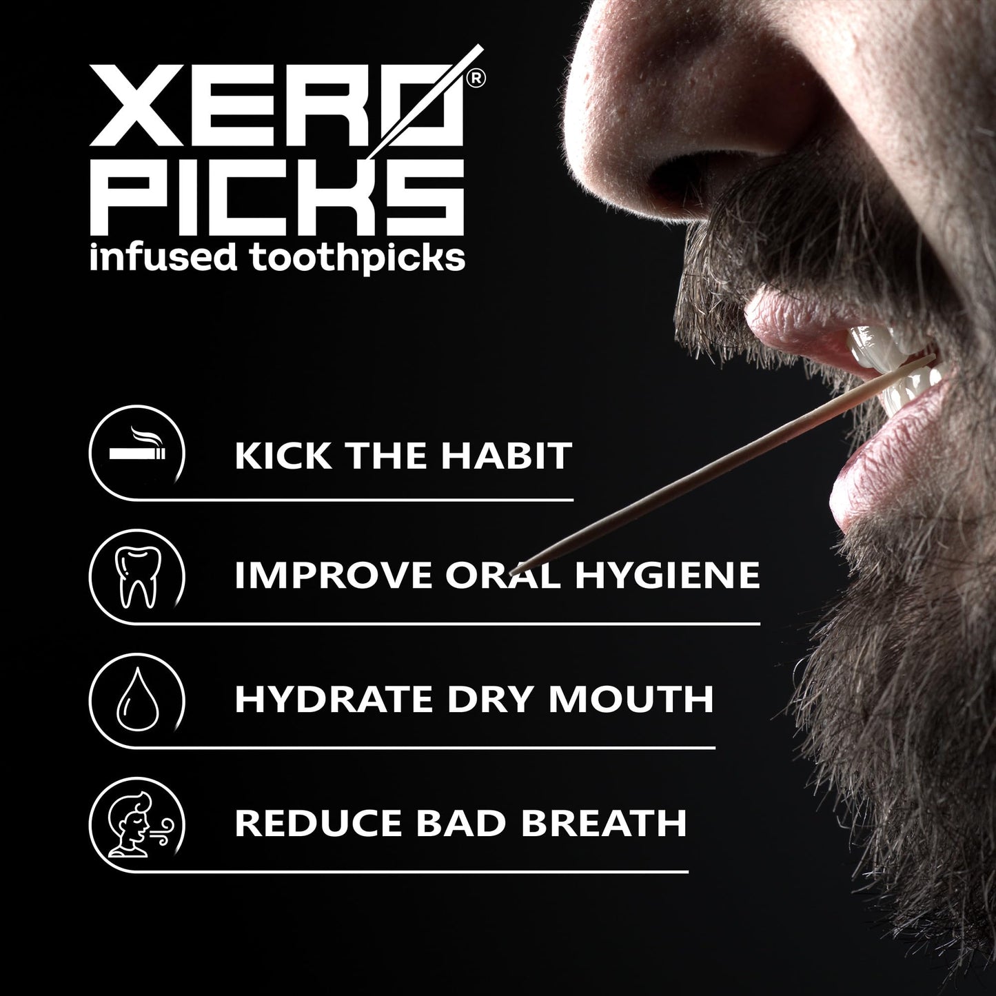 Xero Picks Infused Flavored Toothpicks to Help Quit Smoking - Nicotine Xero Picks