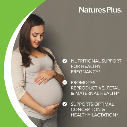 NaturesPlus Source of Life Garden Certified Organic Prenatal Multivitamin - 90 Vegan Tablets Nature's Plus