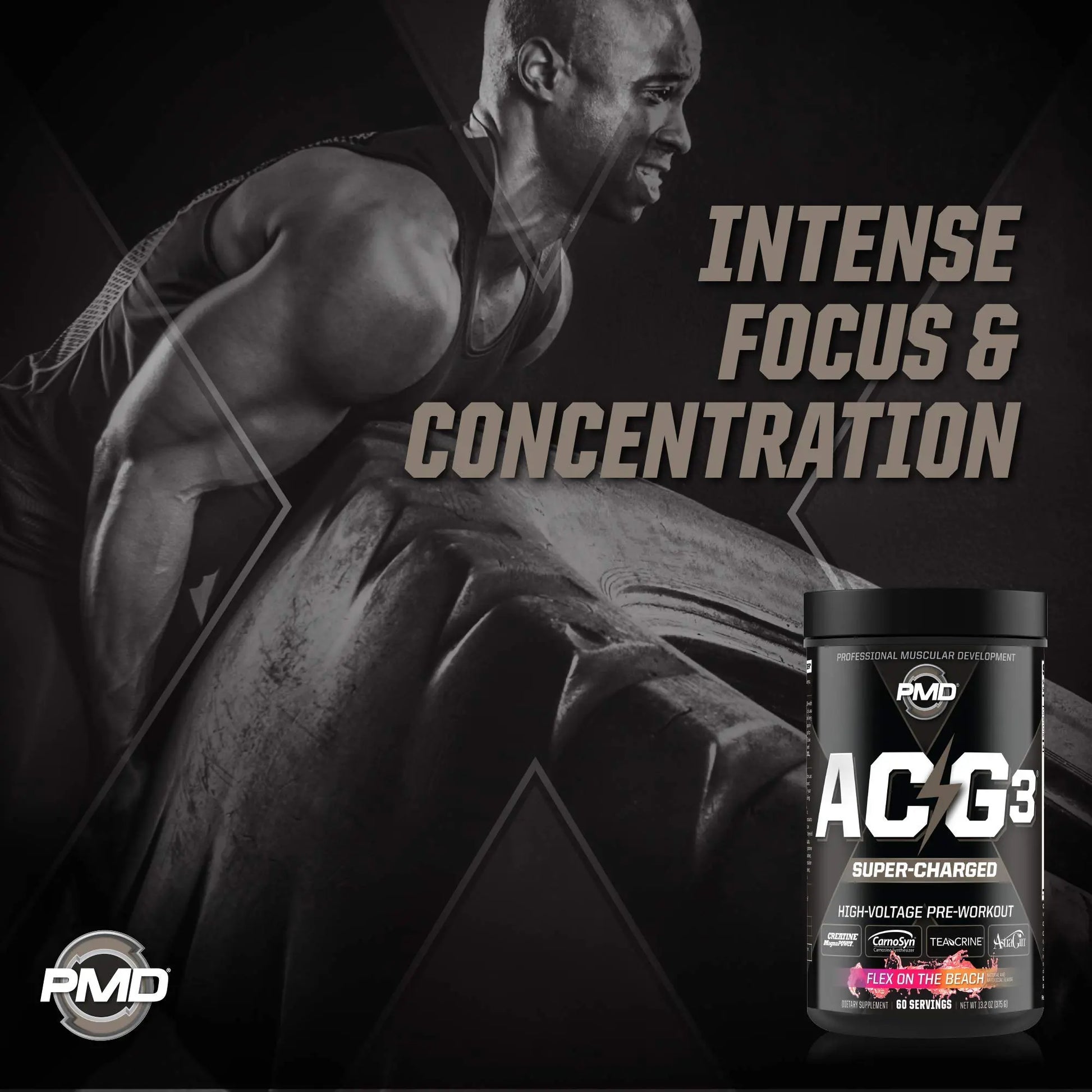PMD Sports ACG3 Supercharged - Pre Workout - Powerful Strength, High Energy, Maximize PMD