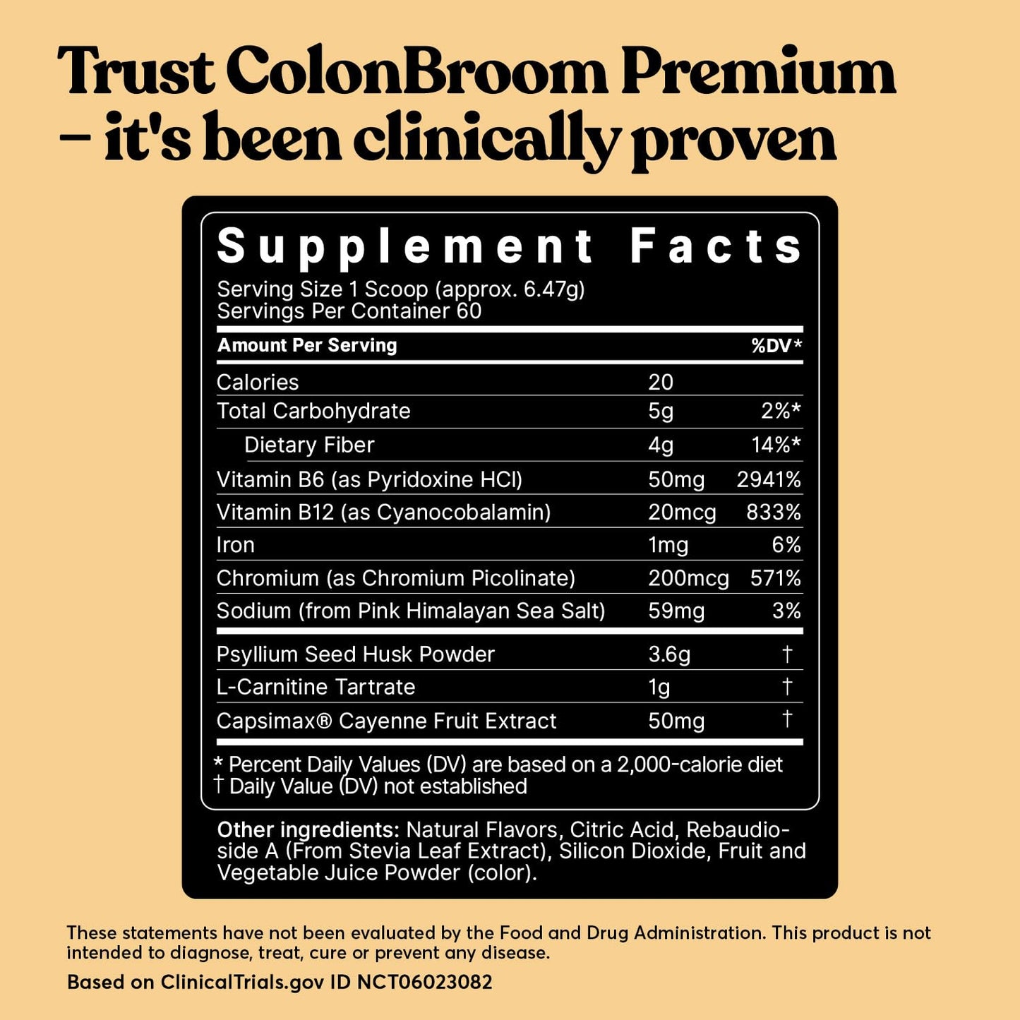 ColonBroom Premium Psyllium Husk Powder (Strawberry) - Colon Cleanse for Bloating ColonBroomBuy Supplements Australia