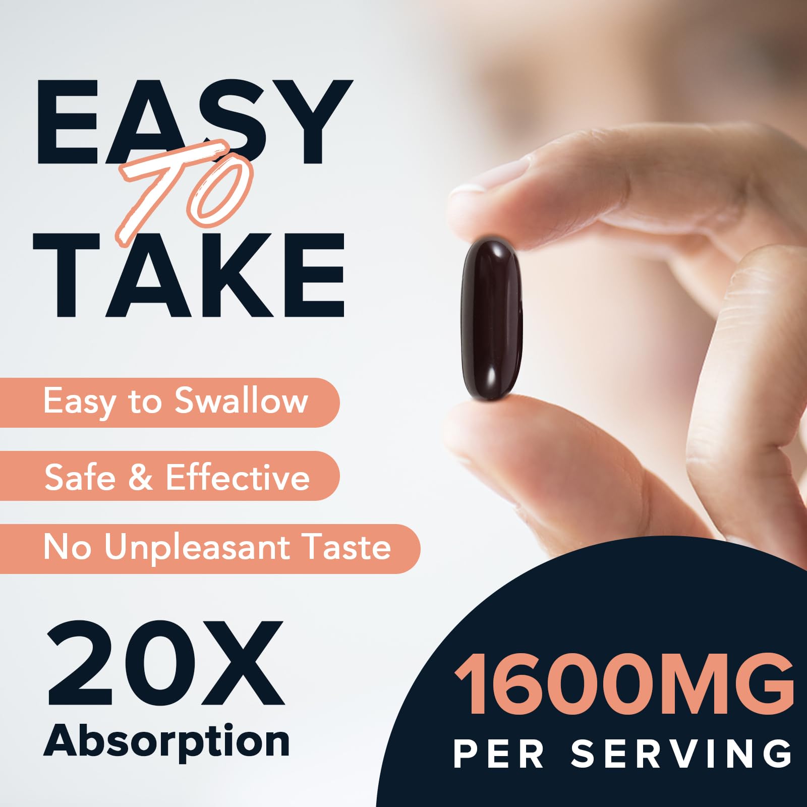 Fabamax 1600 mg Liposomal NAD Supplement, 98% Pure NAD+ Supplement, Superior Absorption, Alternative to Nicotinamide Riboside or NADH to Boost NAD+ for Aging Defense, Energy, Longevity,60 Softgels FabamaxBuy Supplements Australia