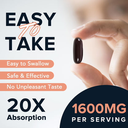 Fabamax 1600 mg Liposomal NAD Supplement, 98% Pure NAD+ Supplement, Superior Absorption, Alternative to Nicotinamide Riboside or NADH to Boost NAD+ for Aging Defense, Energy, Longevity,60 Softgels FabamaxBuy Supplements Australia