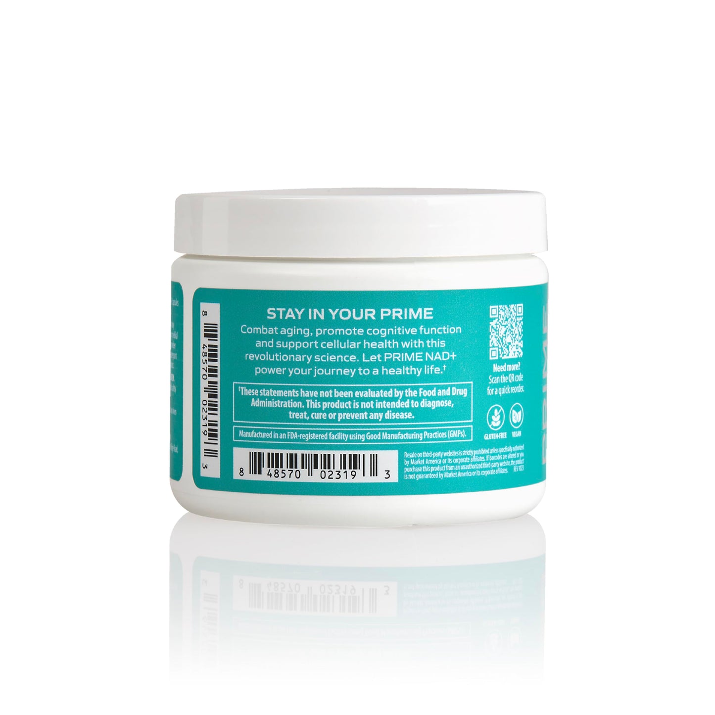 PRIME Anti-Aging Nutraceuticals NAD+ – Nicotinamide Riboside & Pterostilbene Supplement for Cellular Energy, Healthy Aging & Vitality, Vegan, Gluten-Free, 30 Servings PRIMEBuy Supplements Australia