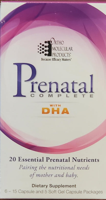 Prenatal Complete with DHA Ortho Molecular Products
