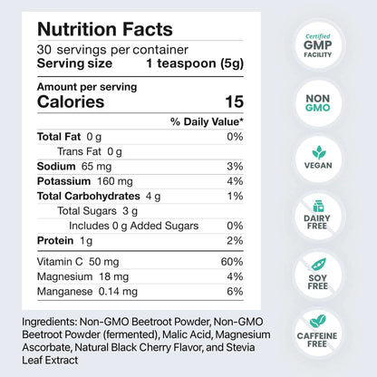 humanN SuperBeets Heart Chews & SuperBeets Black Cherry Powder humanN