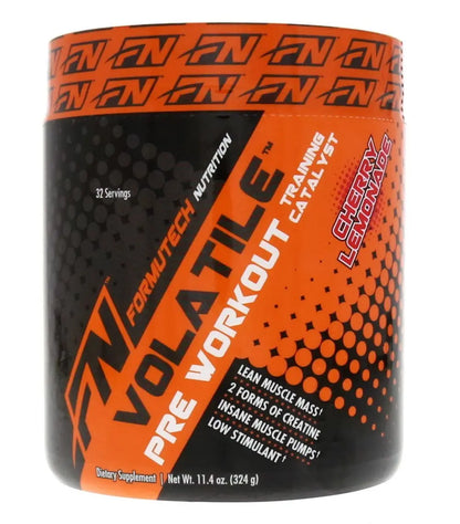 Formutech Nutrition Volatile Pre Workout, Cherry Lemonade, w/2 Forms of Creatine Formutech Nutrition