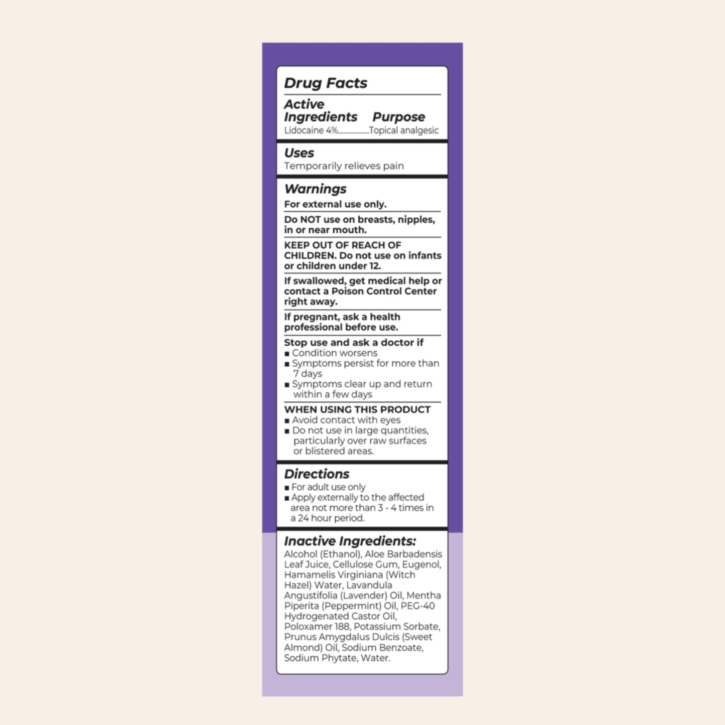 Lansinoh 4% Lidocaine Perineal Spray, Pain Relief for Postpartum Care, 3.5 Ounces LansinohBuy Supplements Australia