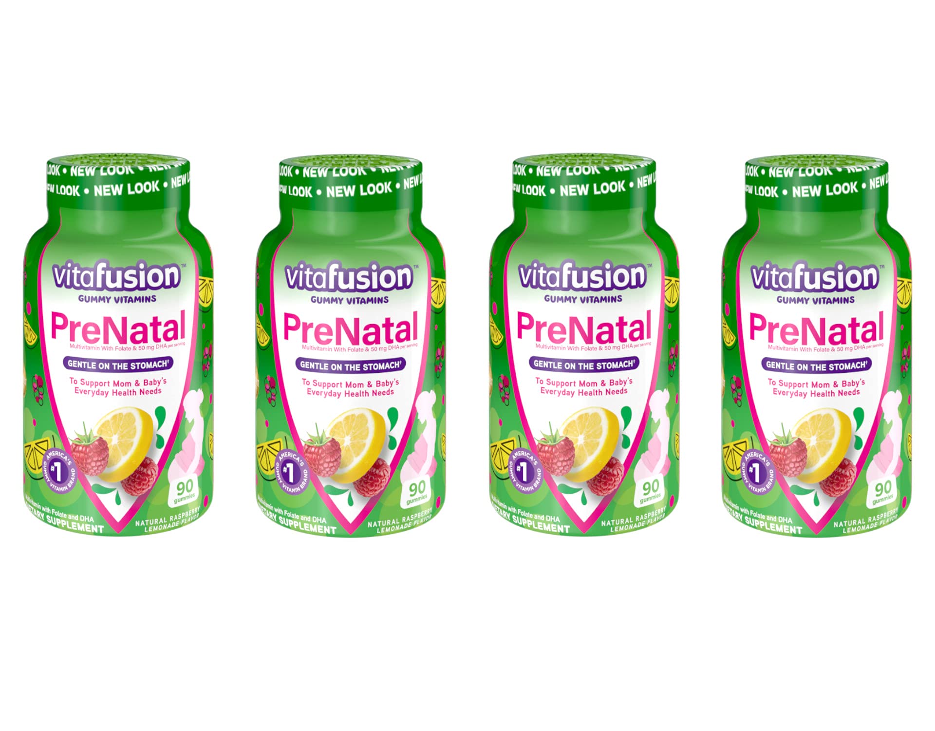 Vitafusion Prenatal, Gummy Vitamins - 90 Gummies each (Value Pack of 4) My Store