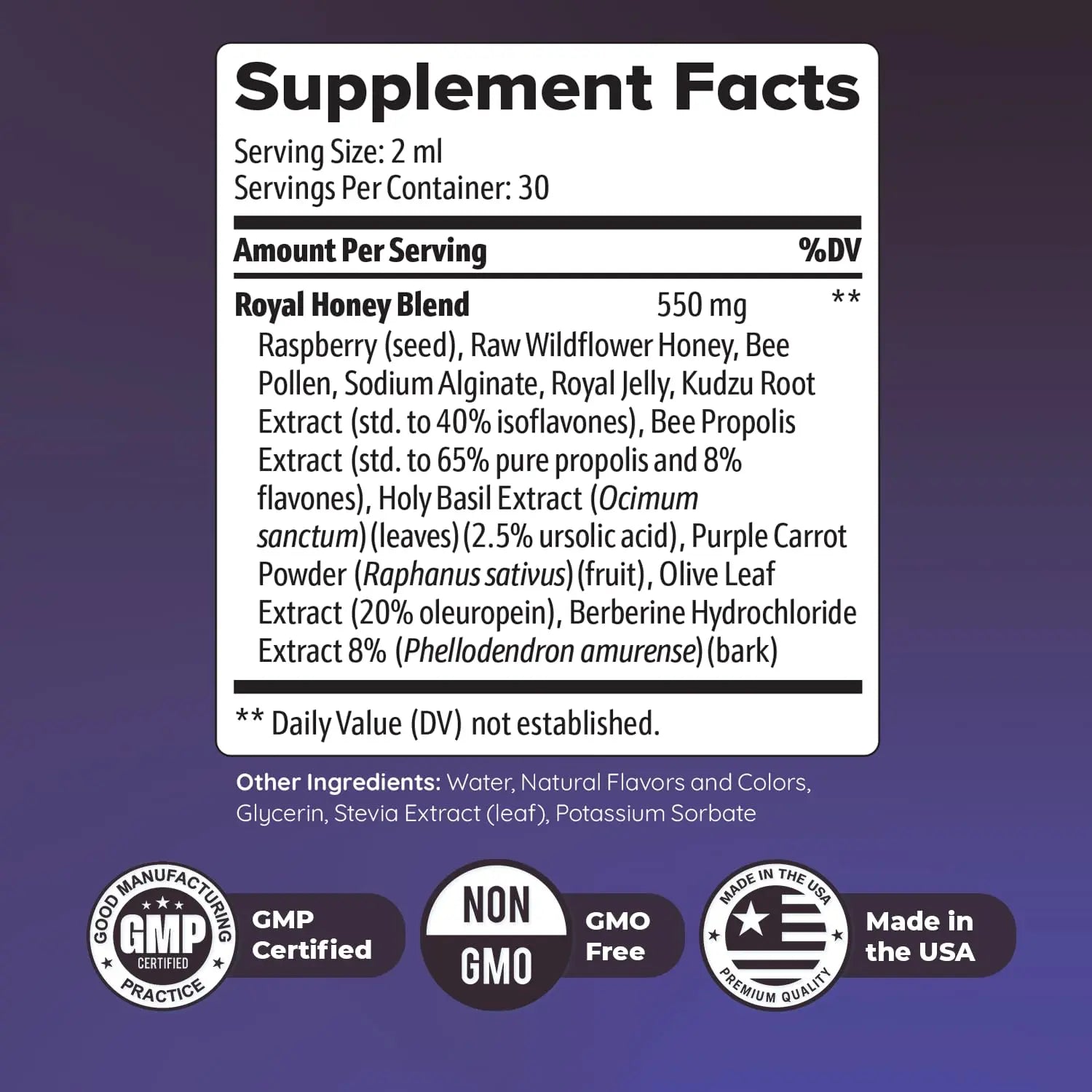 HoneyBurn Purple Honey – Natural Daily Supplement with 11 Plant & Bee-Based Ingredients – Supports Healthy Digestion & Balanced Body Routine – 60 ml, 30 Servings, 1 Month Supply Nature’s NutriWave buy supplements Au
