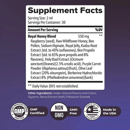 HoneyBurn Purple Honey – Natural Daily Supplement with 11 Plant & Bee-Based Ingredients – Supports Healthy Digestion & Balanced Body Routine – 60 ml, 30 Servings, 1 Month Supply Nature’s NutriWave buy supplements Au
