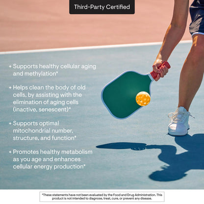 THORNE - ResveraCel - Nicotinamide Riboside with Quercetin Phytosome & Resveratrol - Support Healthy Aging, Methylation, Cellular Energy Production & Metabolism* - 30 Servings THORNEBuy Supplements Australia