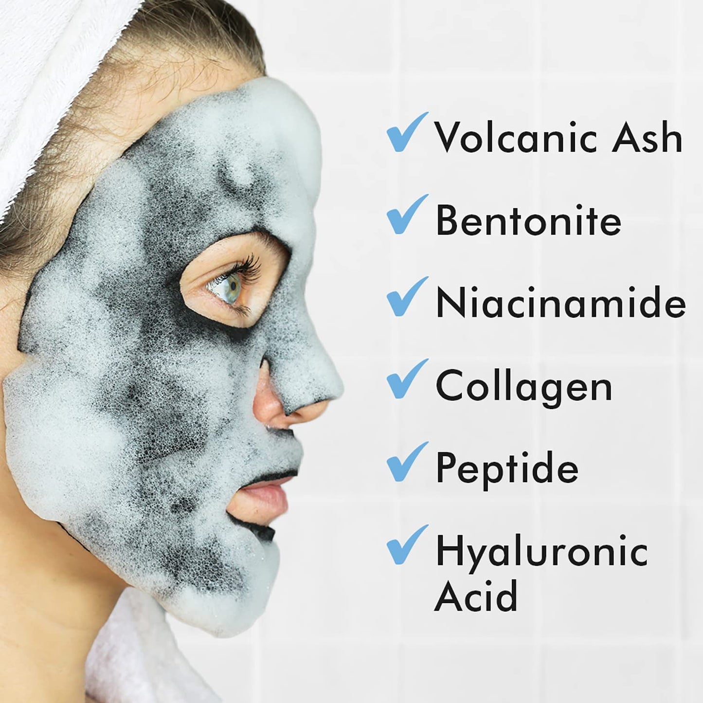 Ebanel Bundle of Charcoal Peel Off Face Mask, and 10-Pack Carbonated Bubble Clay Mask Ebanel buy supplements Au