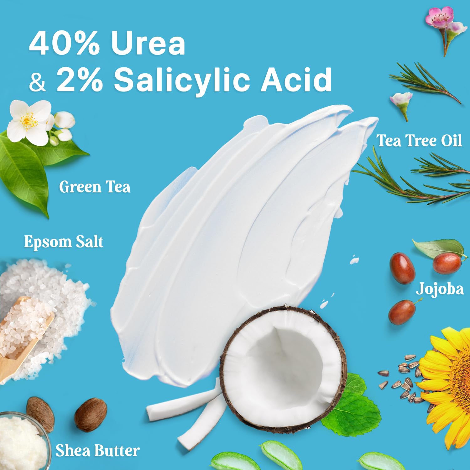 Ebanel Bundle of 40% Urea Cream 4.6 Oz, and Exfoliating Face Scrub Peeling Gel 4.12 Oz Ebanel buy supplements Au