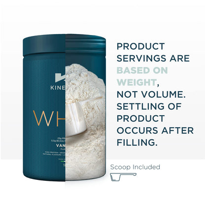Kinetica Banana Whey Protein Powder | 2.27kg | 23g Protein per Serving | 76 Servings KineticaBuy Supplements Australia