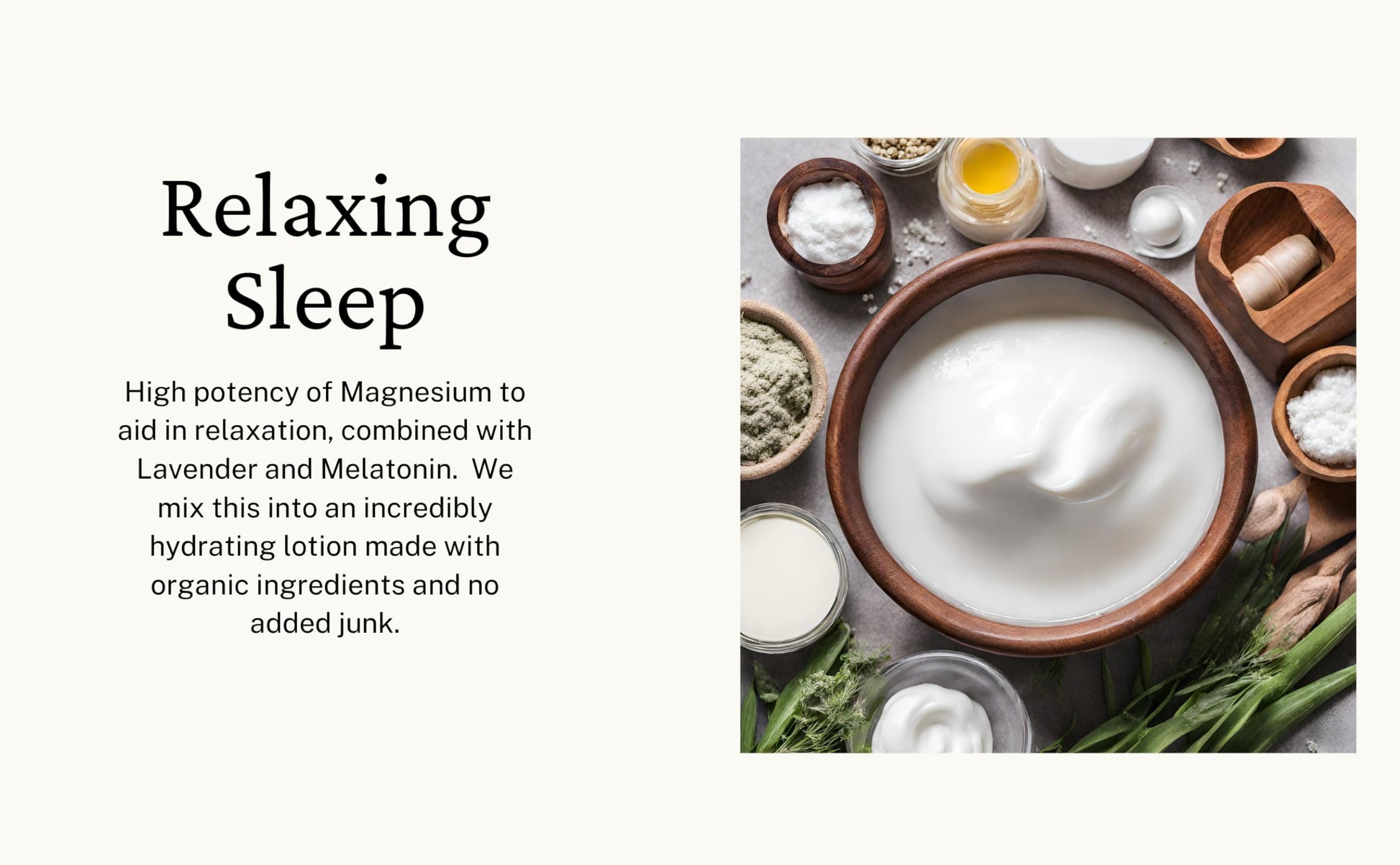 Elepure Pure Elements Magnesium Sleep Lotion with Lavender and Melatonin - Topical Application Night Cream- High Potency - Organic Materials - Large Size - Great Value - 8 fl. oz Elepure Pure ElementsBuy Supplements Australia