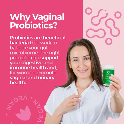 ZENZSUAL Zenbiotic Probiotics Support for Women – 25 Billion CFU, Vaginal Health & pH Balance Support, Odor & Yeast Control, Gut & Digestive Health, Urinary Comfort, Hormone Balance, 30 Vegan Capsules ZENZSUAL buy supplements Au
