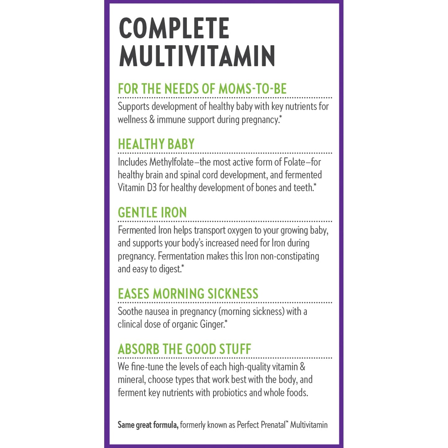 New Chapter Advanced Perfect Prenatal Vitamins, 192ct, Made with Organic, Non-GMO New Chapter