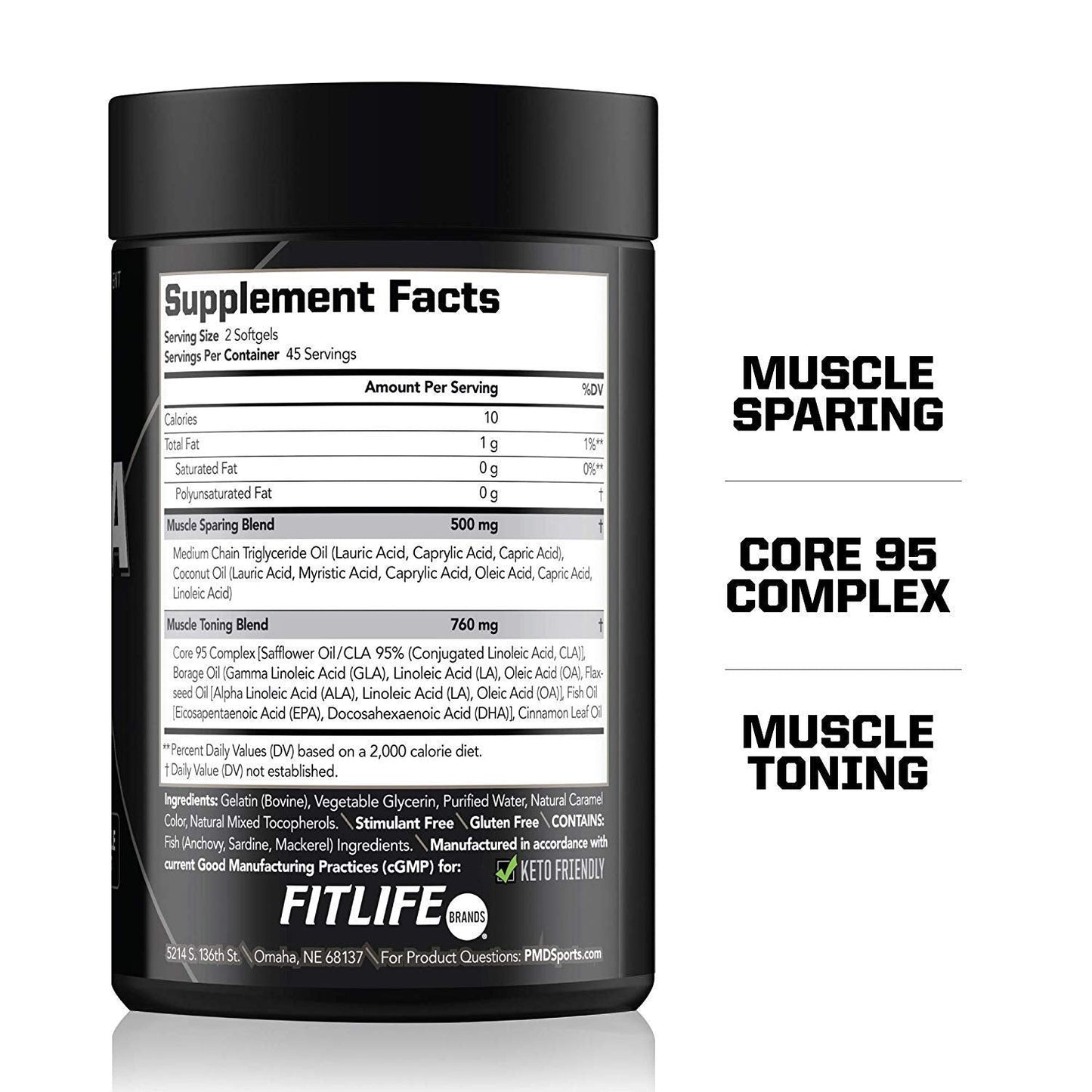 PMD Sports Ultra Pump Fuel Insanity - Pre Workout - Strawberry Slam (30 Servings) Sports Omega Cuts Elite Thermogenic Fat Burner (90 Softgels