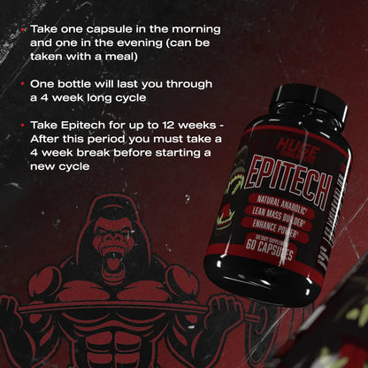 Huge Supplements, Epitech, Epicatechin Supplement, Increase Muscle Mass, Enhance Huge Supplements