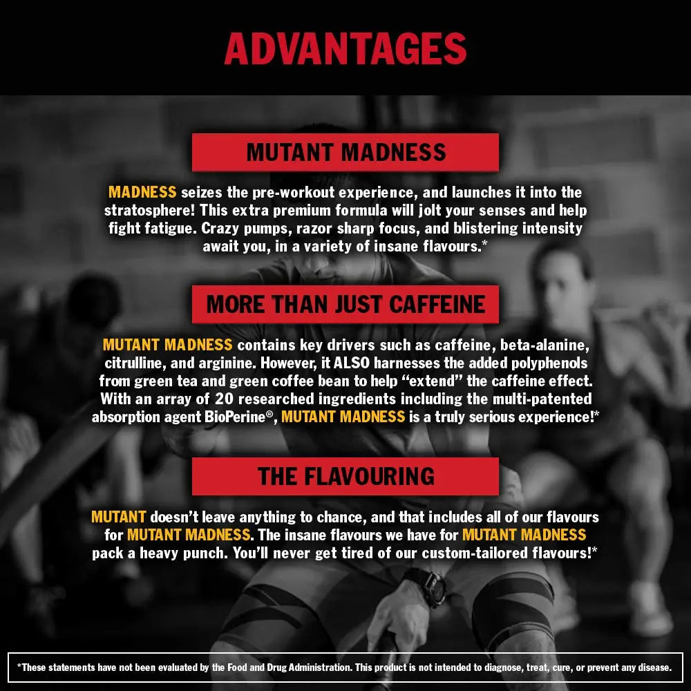 Mutant Madness - Redefines The Pre-Workout Experience and Takes it to a Whole New Mutant