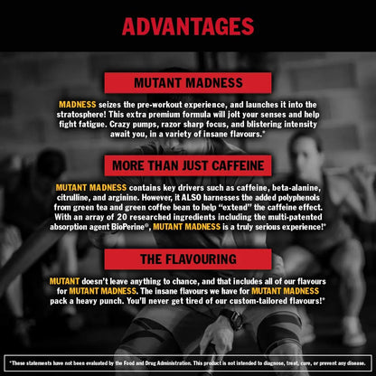 Mutant Madness - Redefines The Pre-Workout Experience and Takes it to a Whole New Mutant