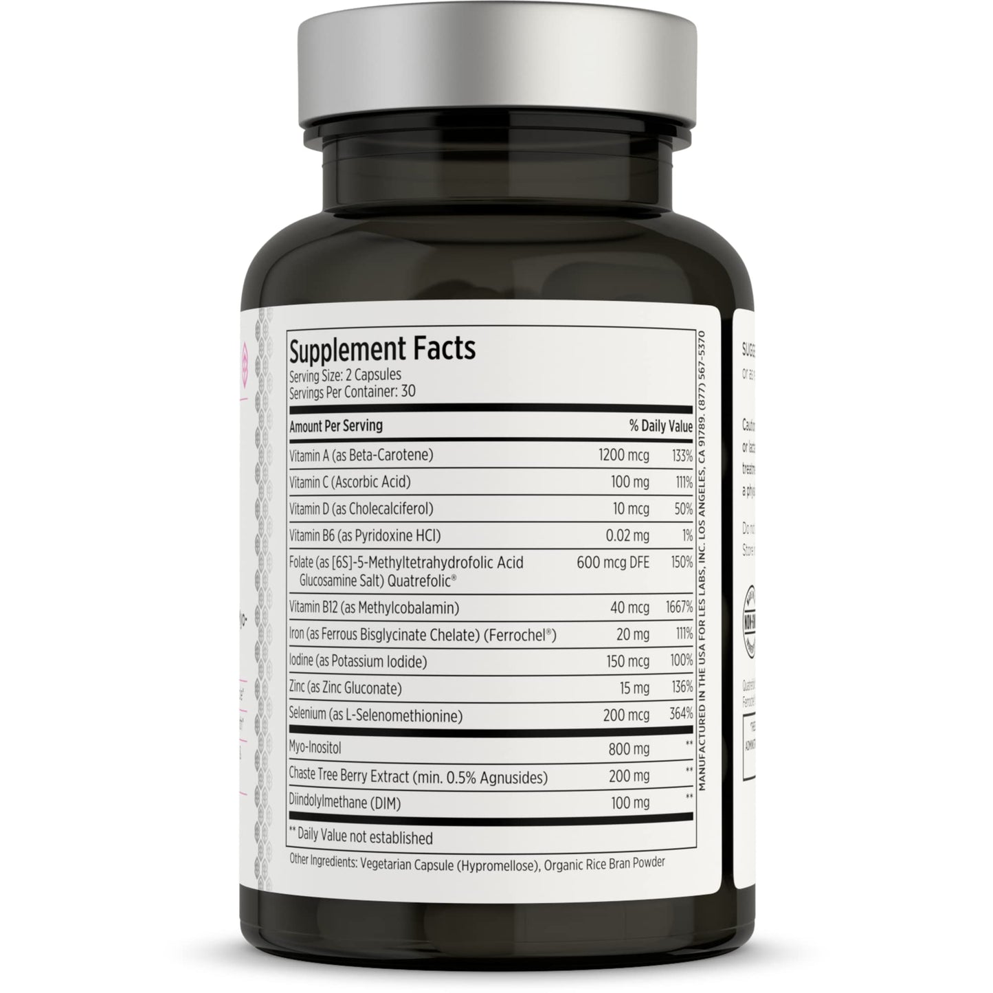 LES Labs Fertility Health – Cycle Regulation, Ovulation & Fertility Support, Hormonal Balance, Ovarian Health LES Labs