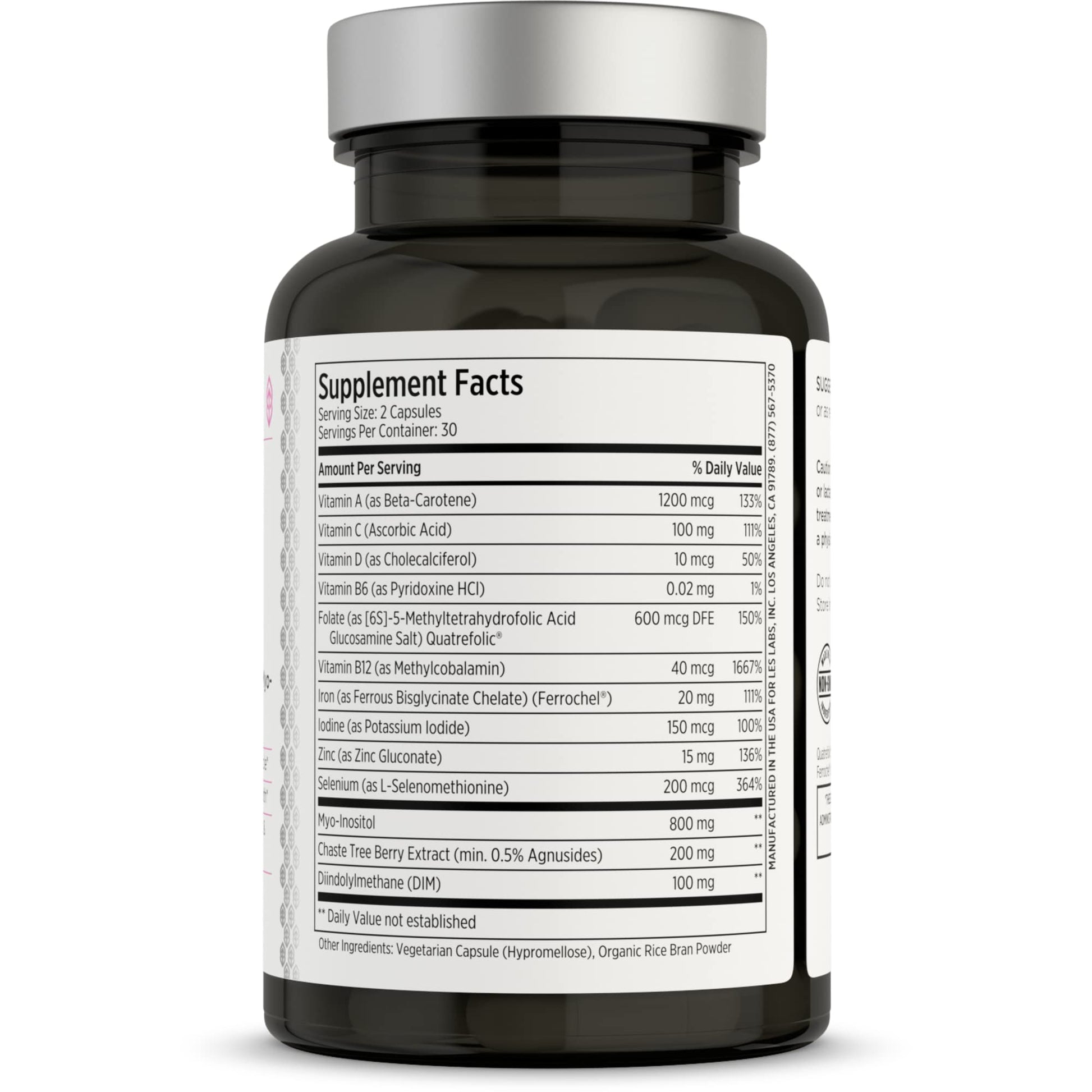 LES Labs Fertility Health – Cycle Regulation, Ovulation & Fertility Support, Hormonal Balance, Ovarian Health LES Labs