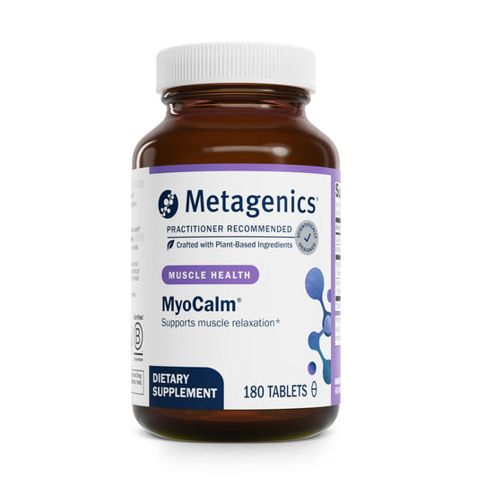 Metagenics MyoCalm - Calcium & Magnesium Supplement for Muscle Relaxation* - with Passionflower & Valerian Root for Enhanced Absorption - Non-GMO, Gluten-Free & Vegetarian - 180 Tablets MetagenicsBuy Supplements Australia