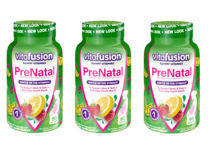 Vitafusion Prenatal, Gummy Vitamins, 90 Count (3 Pack) My Store