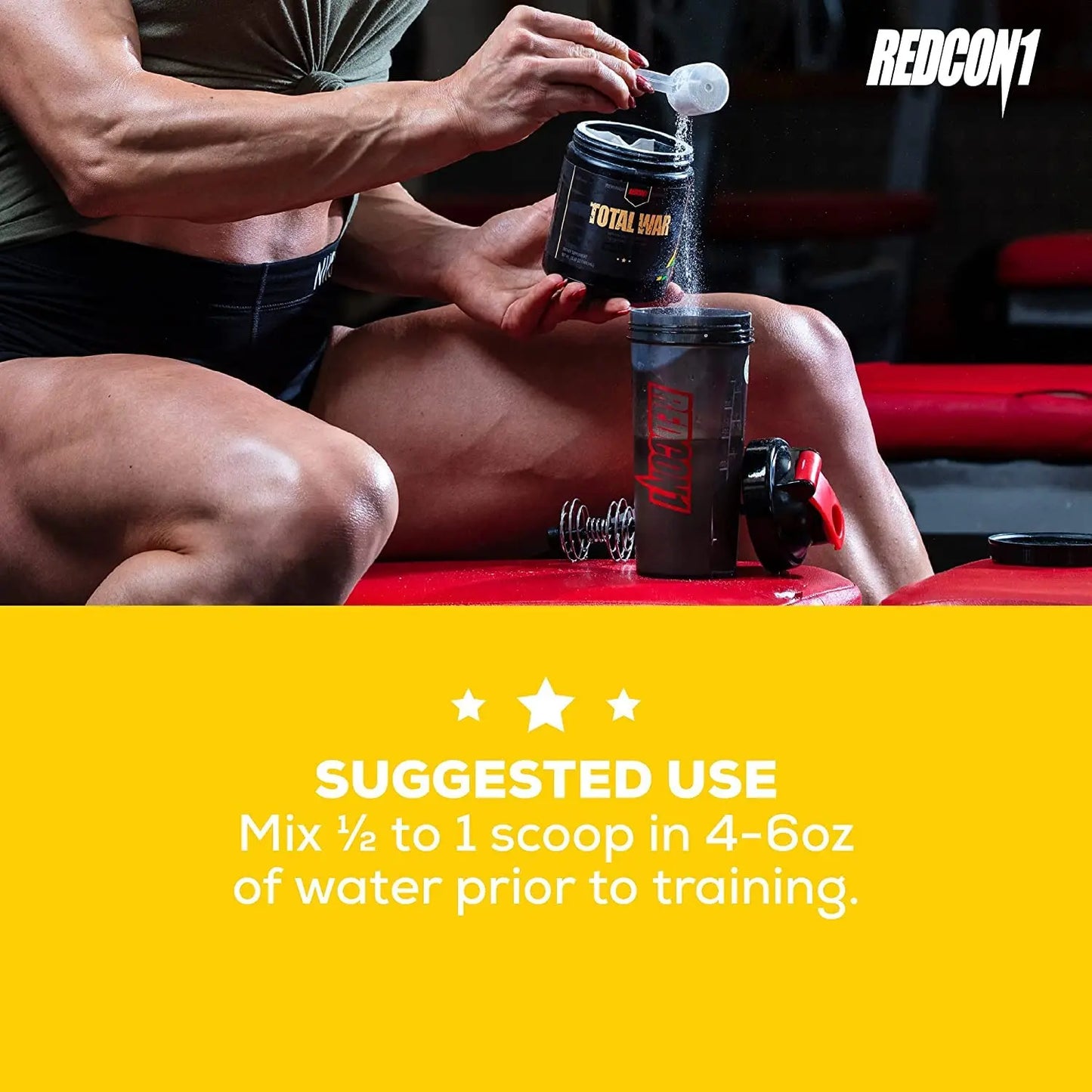 REDCON1 Total War Preworkout (Tiger's Blood) & Big Noise Non-Stim Preworkout Powder REDCON1