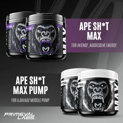 Primeval Labs ApeSh*t Max Pump Premium Pre-Workout | Muscle Pump & Vascularity Primeval Labs