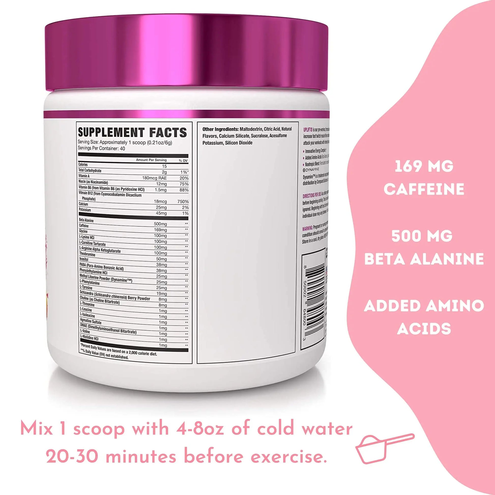 NLA for Her Pre/Intra Workout Stack (Includes Her Thermogenic Amino Georgia Peach NLA for Her