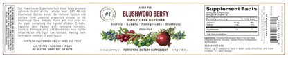 Aussie Pure Blushwood Berry Superfruit Daily Cell Defense - Soursop - Kakadu Plum - Pomegranate - Blueberry - Immune and Cell Support Powder - All Ages - Lab Tested and Authenticated - 180g/6.4oz Aussie Pure buy supplements Au