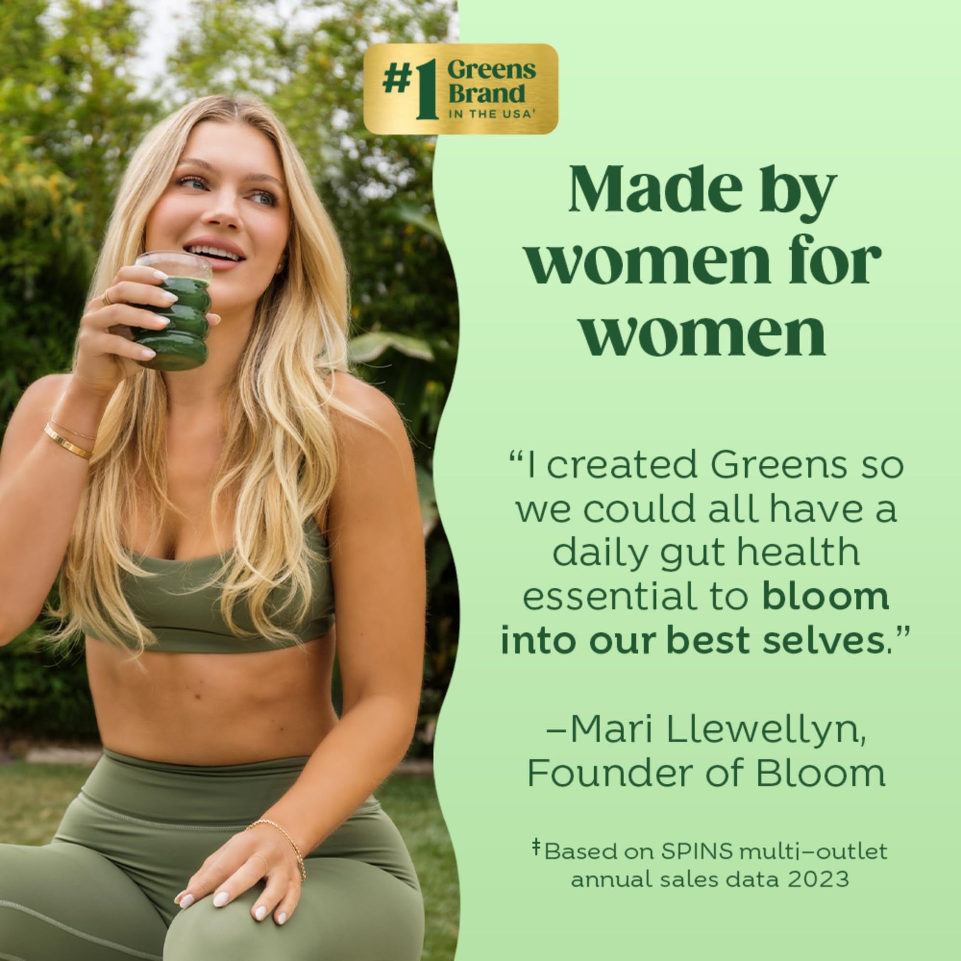 Bloom Nutrition Super Greens Powder Smoothie & Juice Mix - Probiotics for Digestive Bloom NutritionBuy Supplements Australia