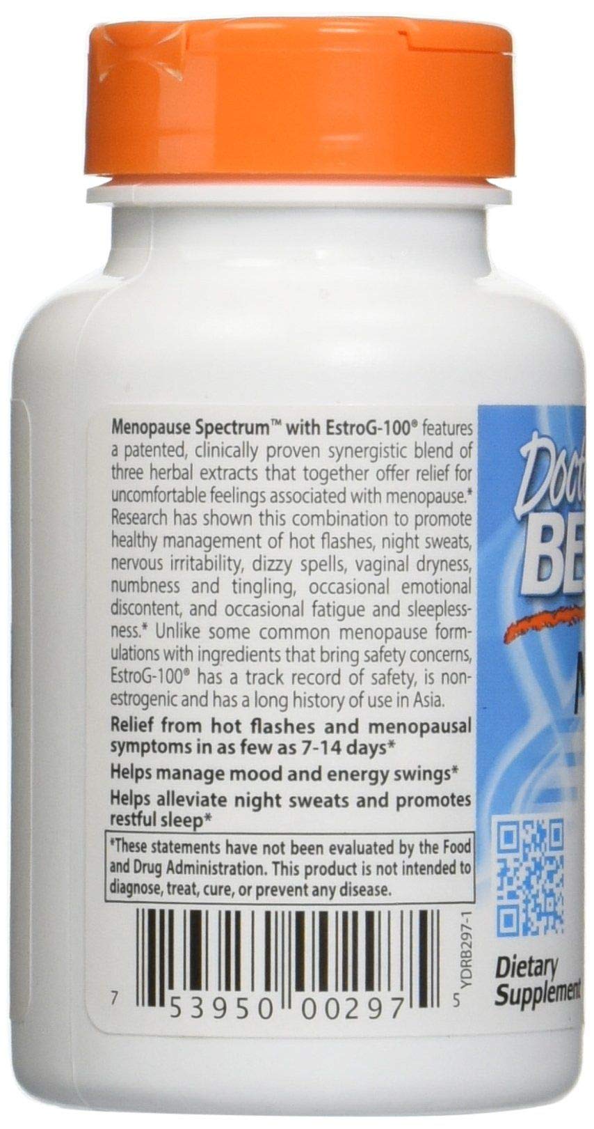 Doctor's Best Menopause Spectrum with EstroG-100, Non-GMO, Vegan, Gluten Free, Soy Free, Veggie Caps Doctor's BEST