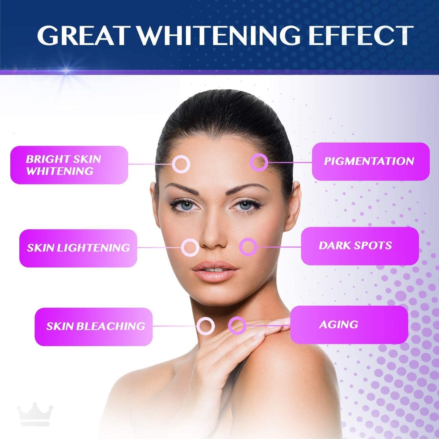 Glutathione Whitening Pills - 180 Capsules 2000mg Glutathione - Effective Skin Lightening NORTHERN CROWN COSMETICSBuy Supplements Australia