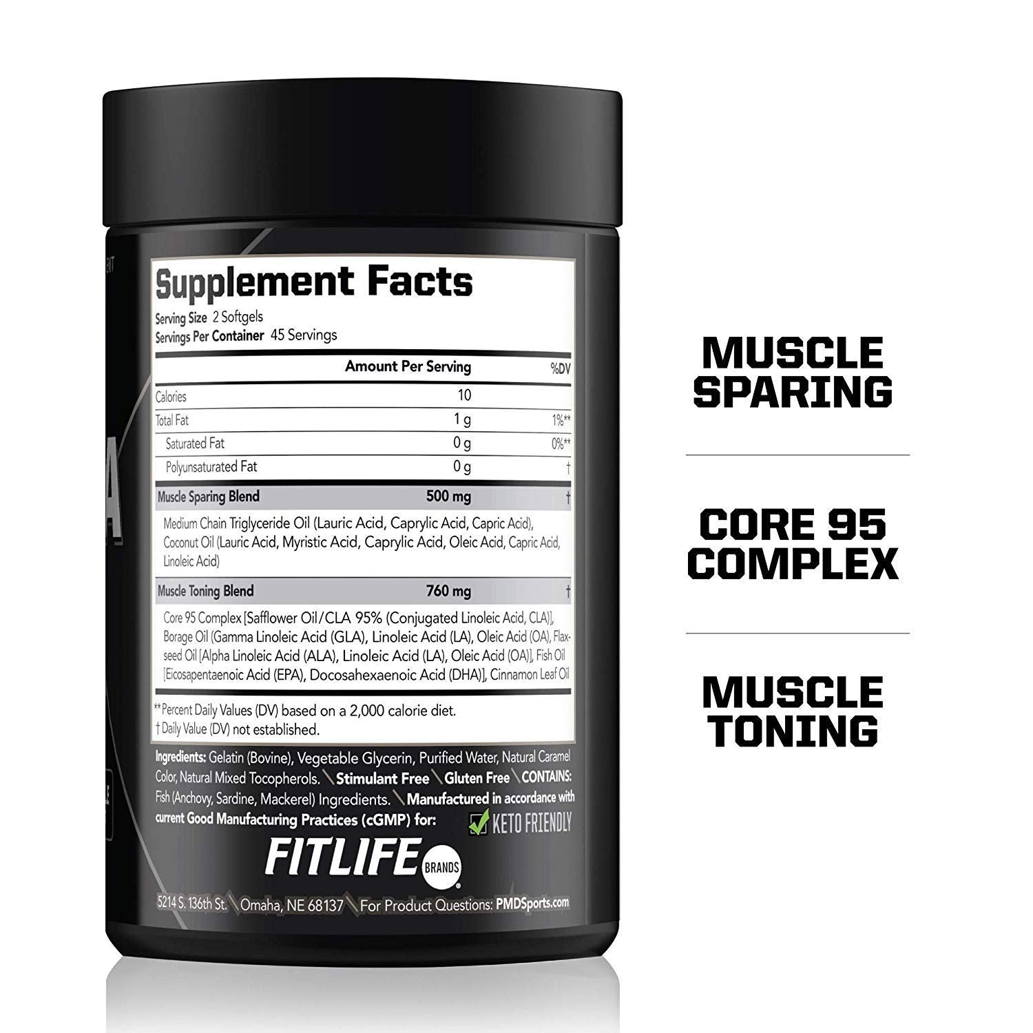 PMD Sports Ultra Pump Fuel Insanity - Pre Workout – Cherry Slush (30 Servings) Sports Omega Cuts Elite Thermogenic Fat Burner (90 Softgels)