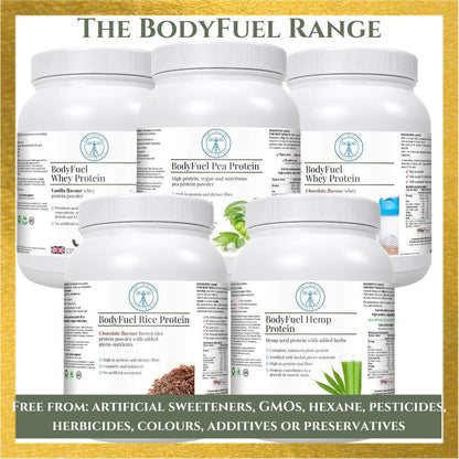 Complementary Supplements - BodyFuel Hypoallergenic Pea Protein Isolate Powder Plus Phytonutrients Complementary Supplements