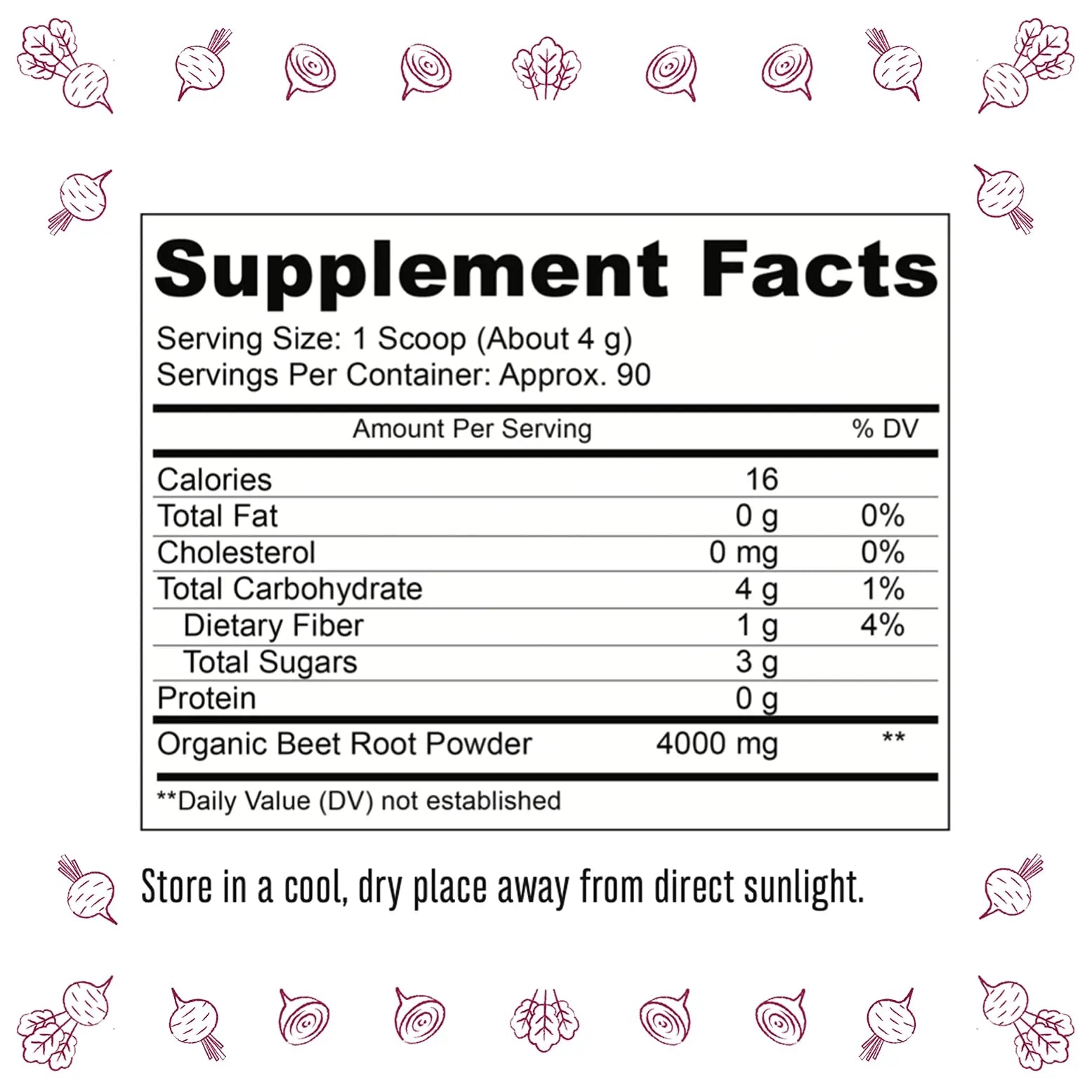 TruBaio Organic Beet Root Powder: Nitric Oxide Booster, Circulation and Stamina Increasing TruBaio