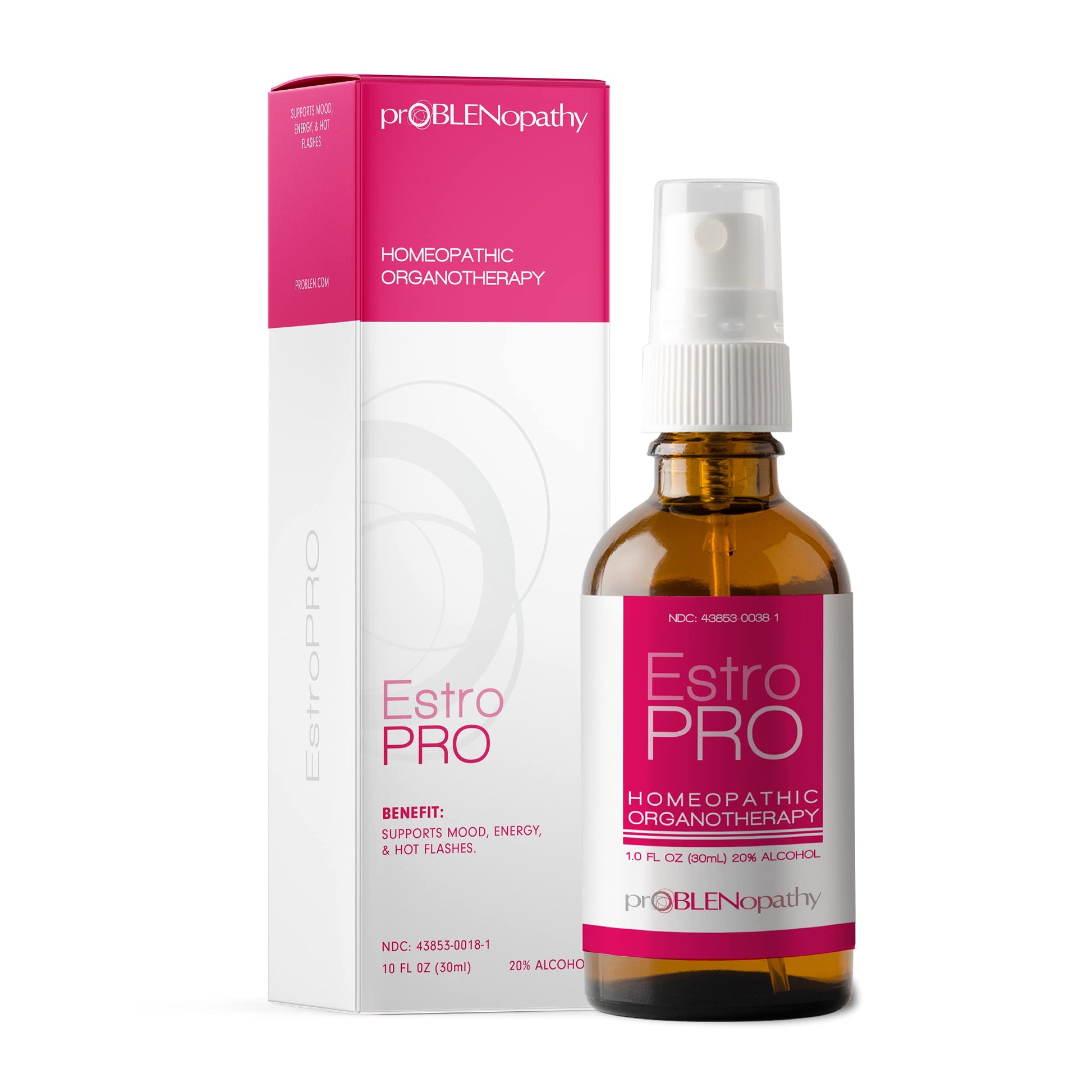proBLEN Estrogen & Progesterone Oral Spray for Hormone Balance & Menopause Care 30ml proBLENopathy