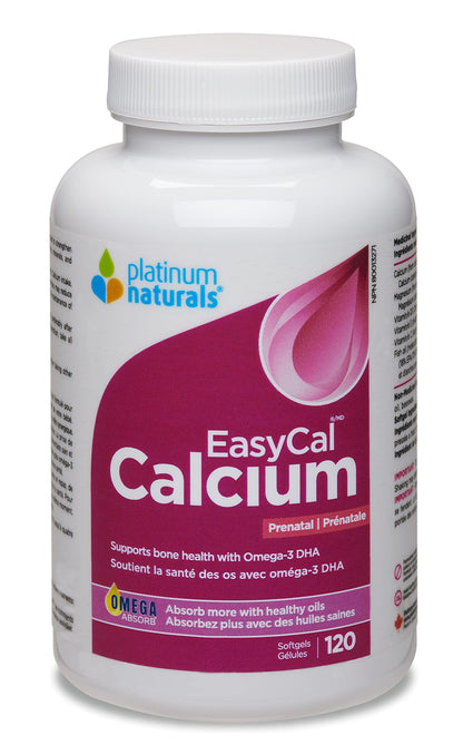Platinum Naturals EasyCal Calcium Prenatal 120s My Store