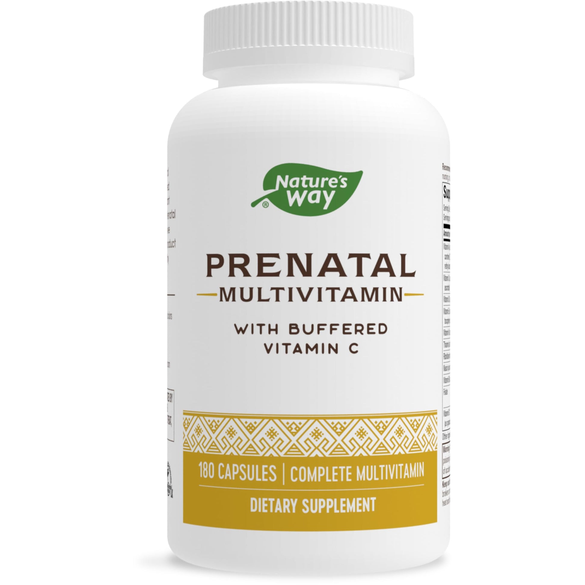 Nature's Way Prenatal Multivitamin, with folate for Healthy Brain and Spinal Development Nature's Way