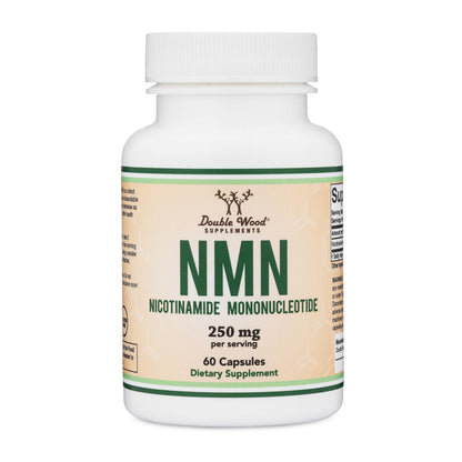 Double Wood Supplements NMN (Nicotinamide Mononucleotide) 250mg, 60 Capsules - 30 Servings, Gluten Free Double Wood SupplementsBuy Supplements Australia