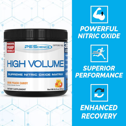PEScience High Volume + Prolific Pre-Workout Stack, Powerful Nitric Oxide & Energy PEScience