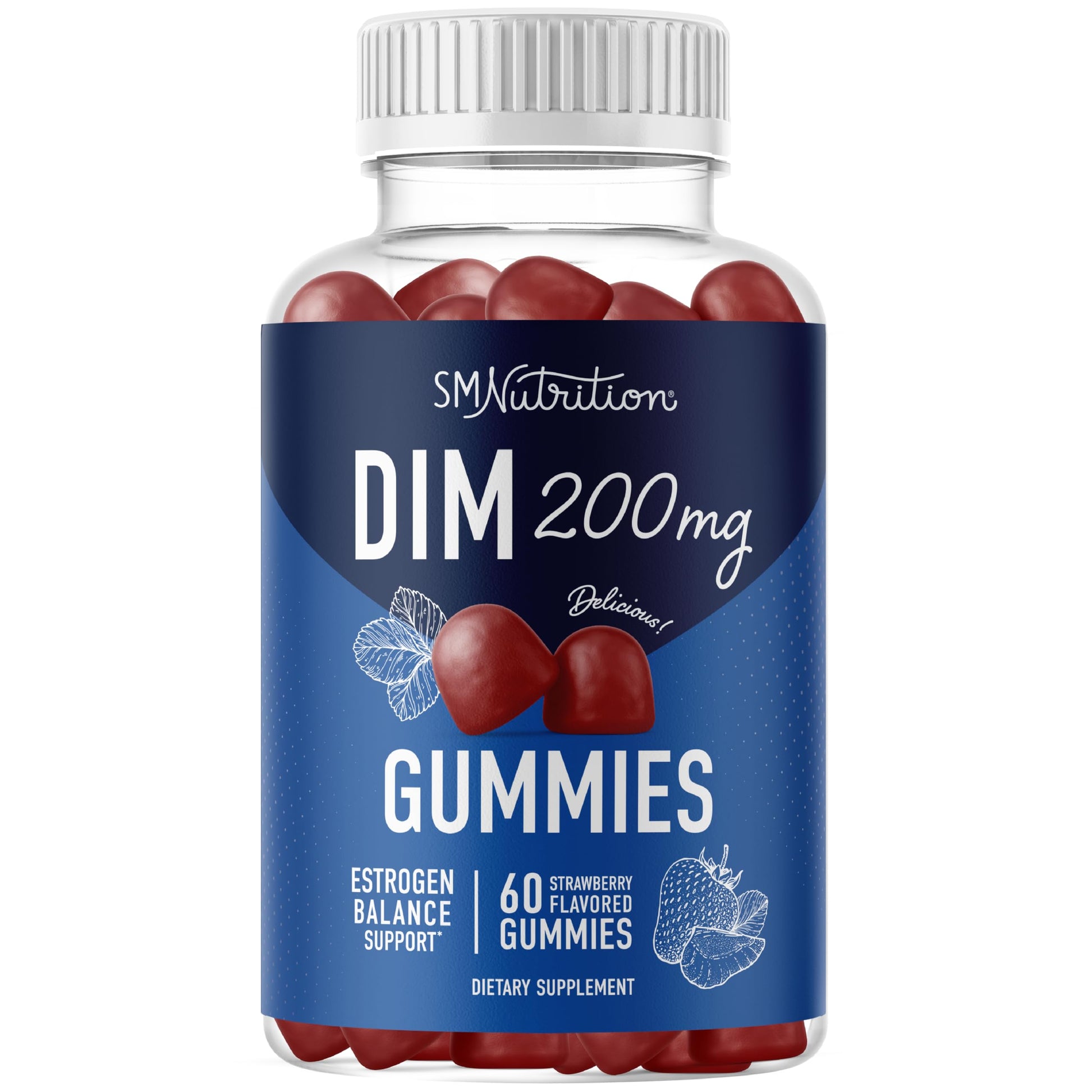 DIM Gummies | 200mg | Hormone Balance Gummies for PMS, Menopause, Hormonal Acne & More SMNutrition